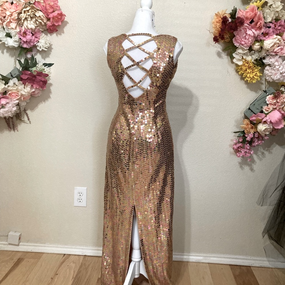 Vintage Robert Anthony Sequin Party Dress